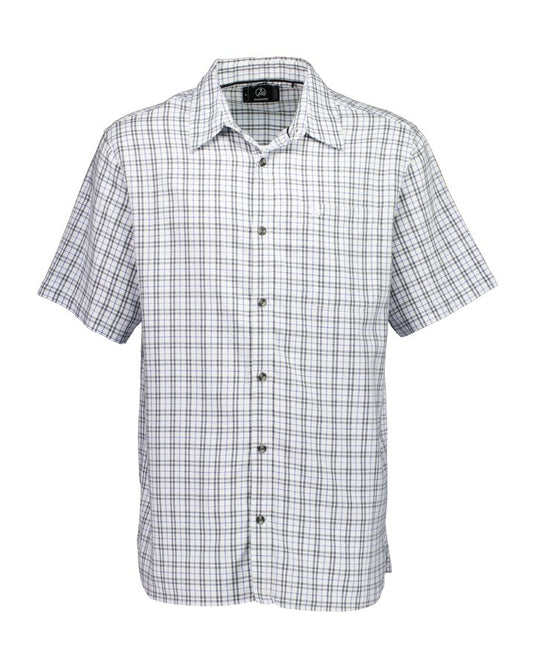Swanndri Mens Russell Shirt-White/Swanni Blue Grid