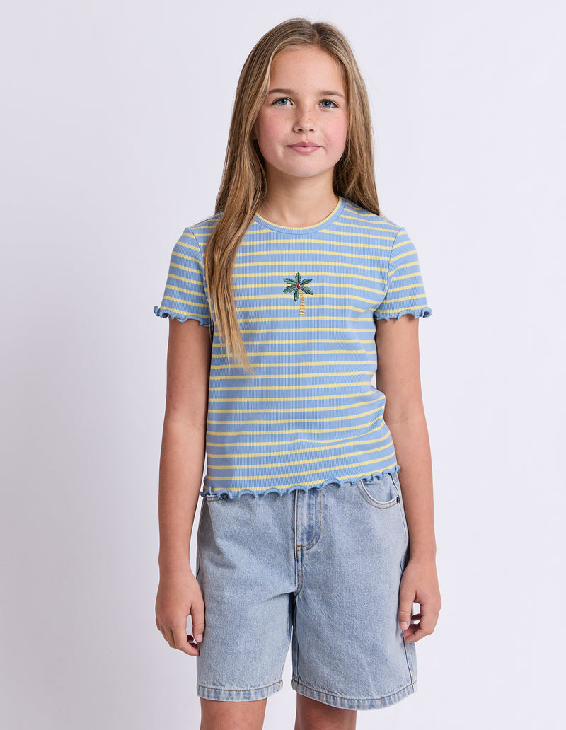 Load image into Gallery viewer, Eve Girls Sammy Rib Tee
