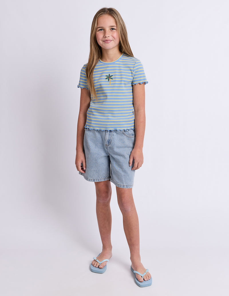Load image into Gallery viewer, Eve Girls Sammy Rib Tee
