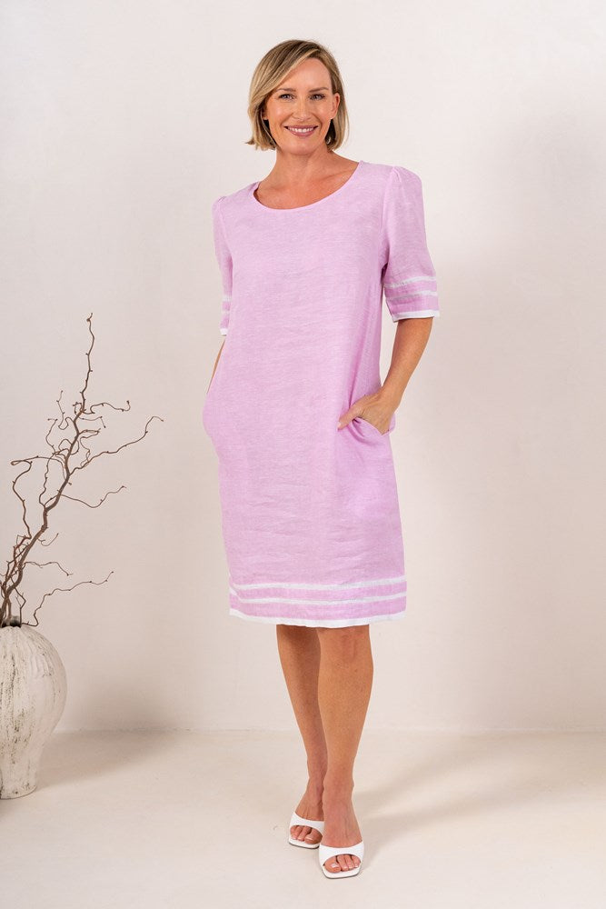 Load image into Gallery viewer, See Saw Womens Short Sleeve Spliced Dress
