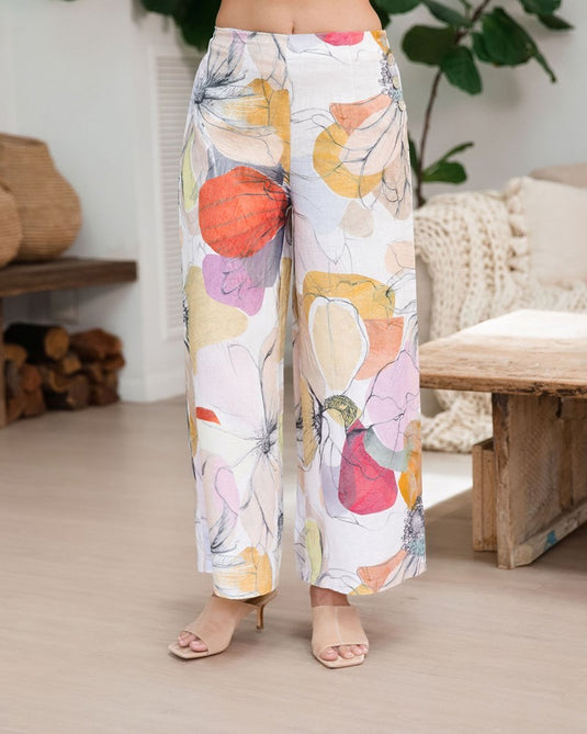 See Saw Womens Petal Drift Palazzo Pant