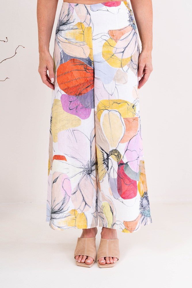 Load image into Gallery viewer, See Saw Womens Petal Drift Palazzo Pant
