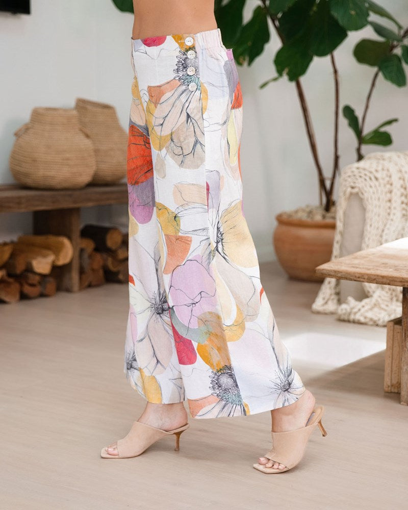 Load image into Gallery viewer, See Saw Womens Petal Drift Palazzo Pant
