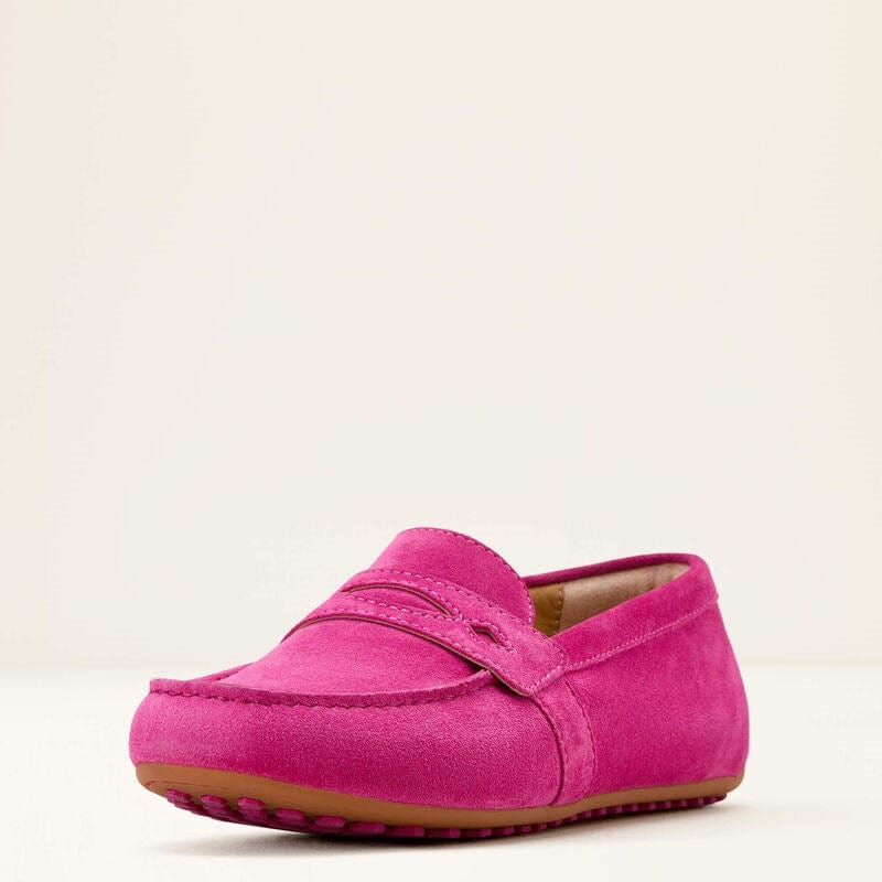 Load image into Gallery viewer, Ariat Womens Selene Driving Moc - Hot Pink Suede
