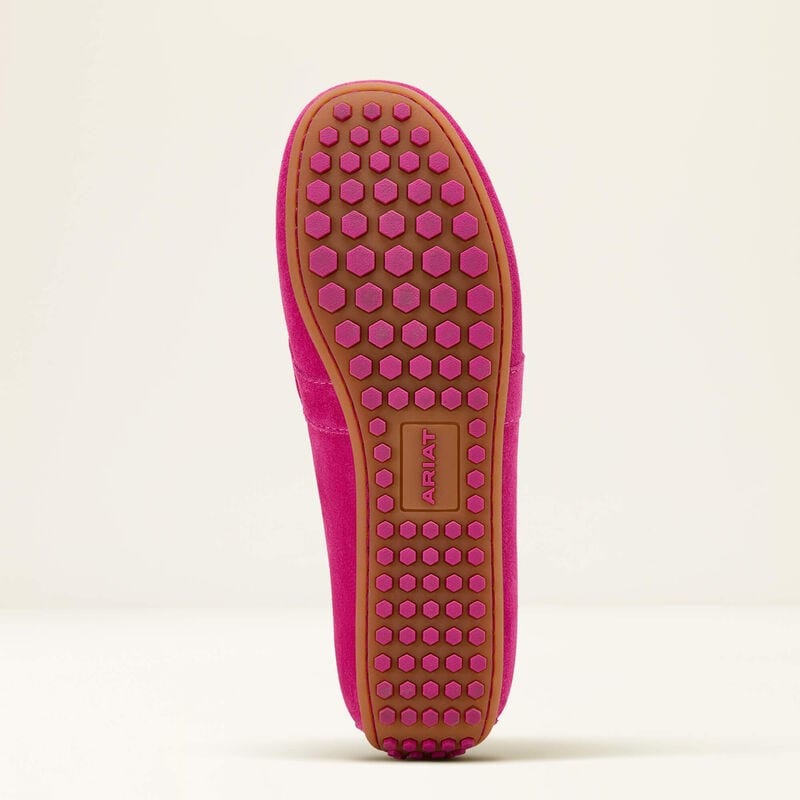 Load image into Gallery viewer, Ariat Womens Selene Driving Moc - Hot Pink Suede
