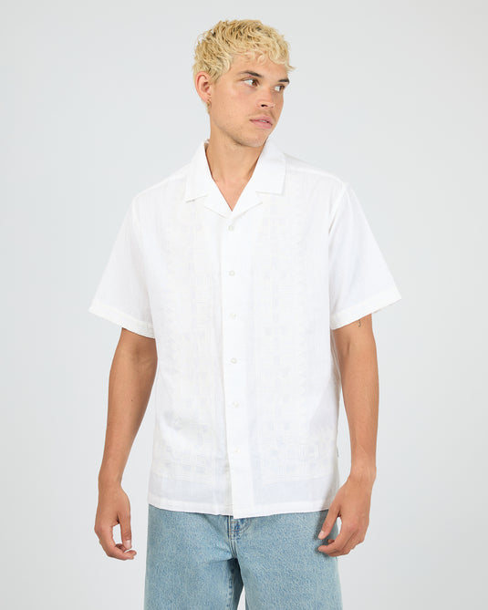 Silent Theory Mens Shores Shirt Sleeve Shirt