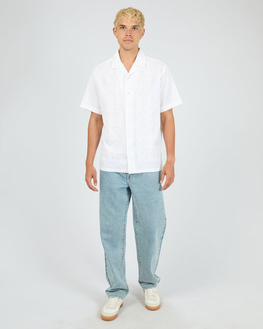 Silent Theory Mens Shores Shirt Sleeve Shirt