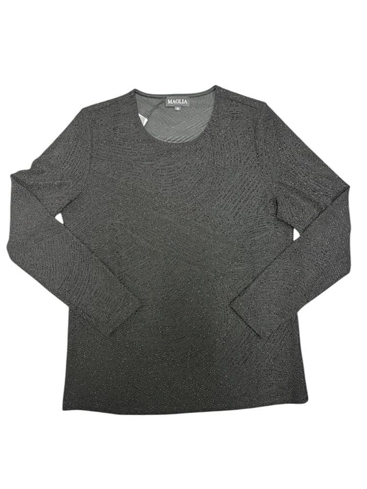 Maglia Womens Sian Long Sleeve Top - Black/Silver