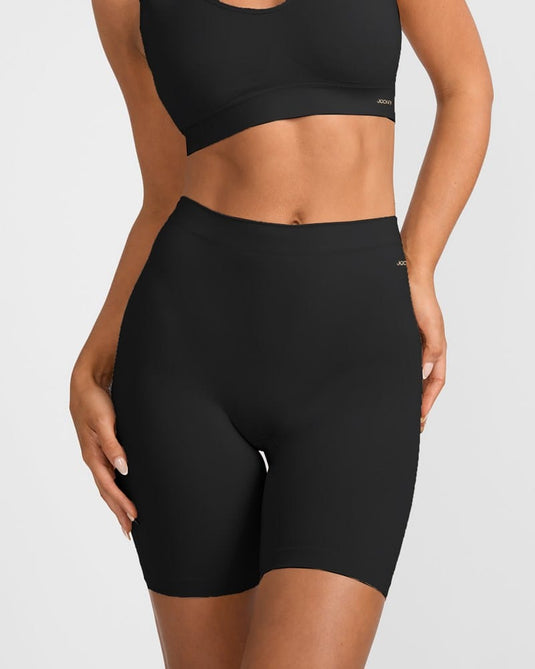 Jockey Womens Skimmies Long Short - Black