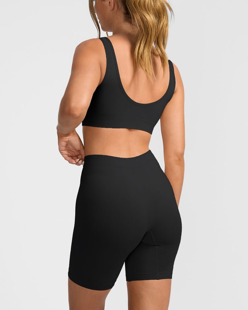 Load image into Gallery viewer, Jockey Womens Skimmies Long Short - Black
