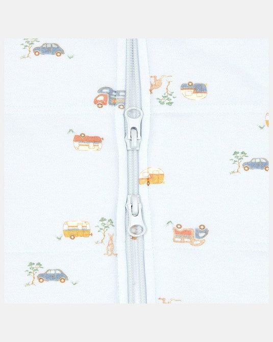 Toshi 100% Cotton Jersey Baby Sleep Bag Classic Long Sleeve - Roadtrip Dusk