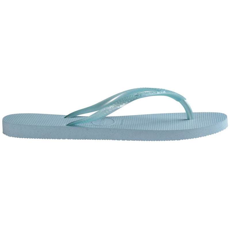 Load image into Gallery viewer, Havaianas Womens Slim Metallic Maceio Blue Thongs
