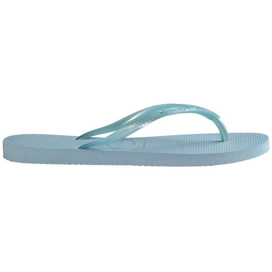 Havaianas Womens Slim Metallic Maceio Blue Thongs