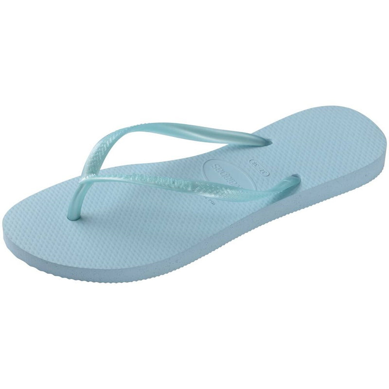 Load image into Gallery viewer, Havaianas Womens Slim Metallic Maceio Blue Thongs
