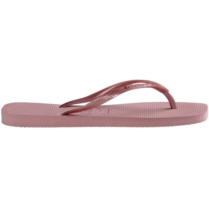 Load image into Gallery viewer, Havaianas Womens Slim Square Solid Purple Clay Thongs
