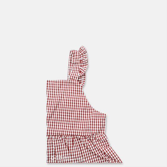 Love Henry Girls Esme Top - Petite Red Check