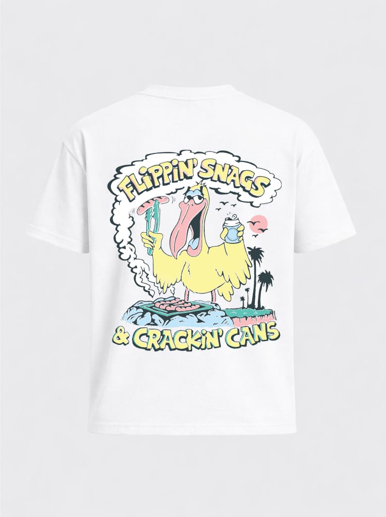 Load image into Gallery viewer, General Store Merchandise Mens Snags and Cans Tee
