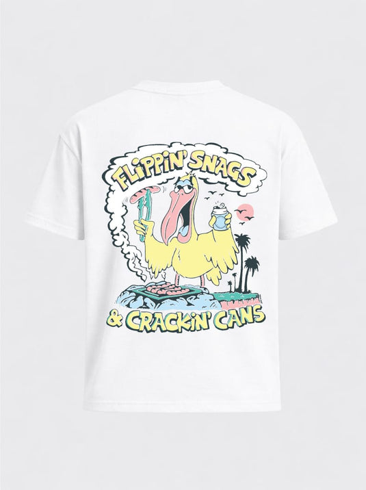 General Store Merchandise Mens Snags and Cans Tee