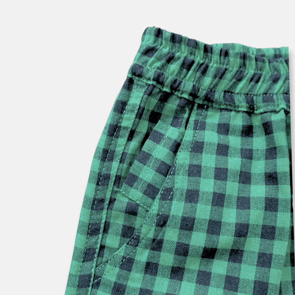 Load image into Gallery viewer, Love Henry Boys Sonny Shorts - Green Navy Check
