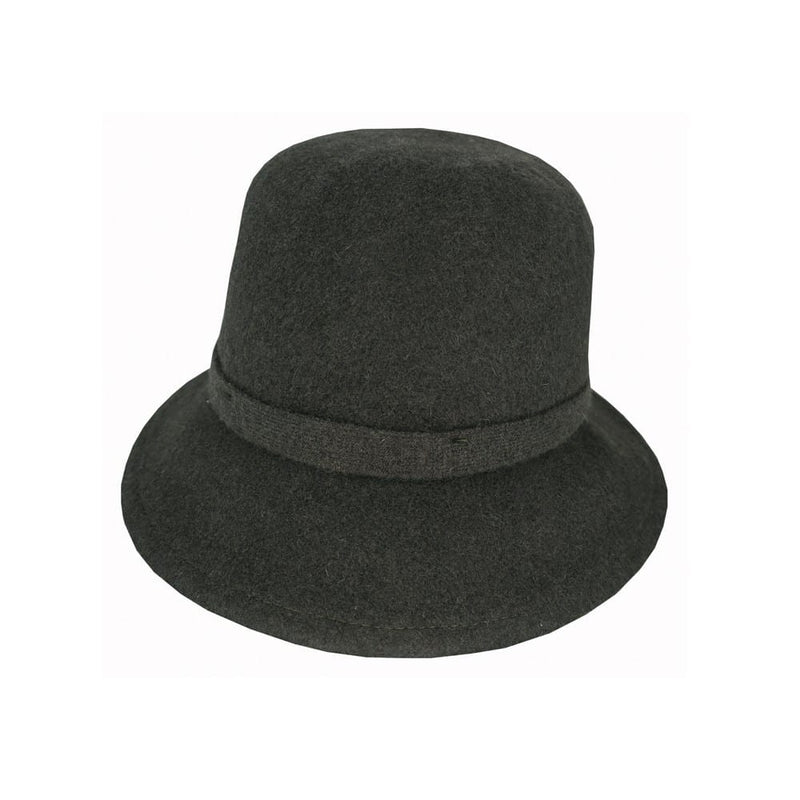 Load image into Gallery viewer, Avenel Womens Sophia Boiled Wool Bow Cloche

