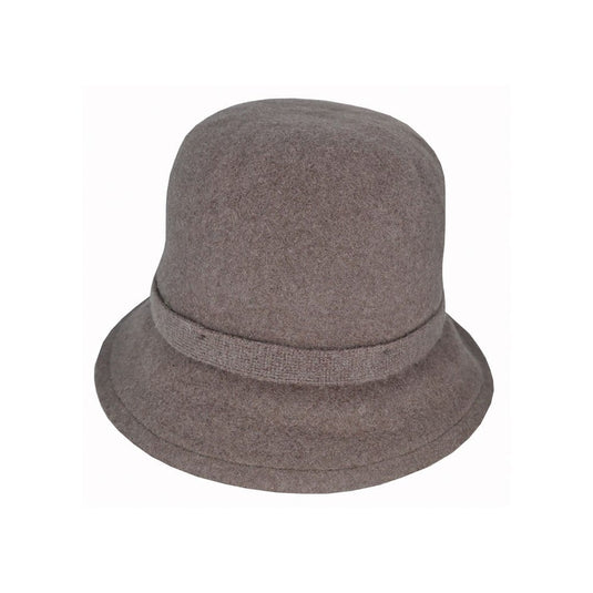 Avenel Womens Sophia Boiled Wool Bow Cloche