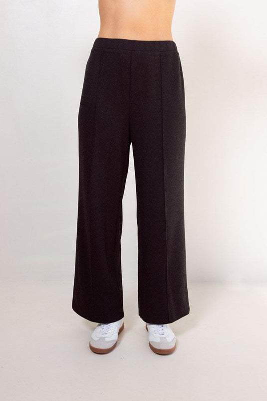 See Saw Womens Ponte Wide Leg Pant