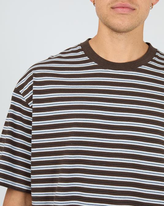 Silent Theory Mens Stevie Tee Chocolate
