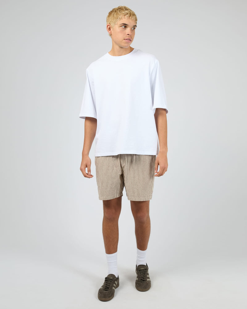 Load image into Gallery viewer, Silent Theory Mens Stripe Linen Short
