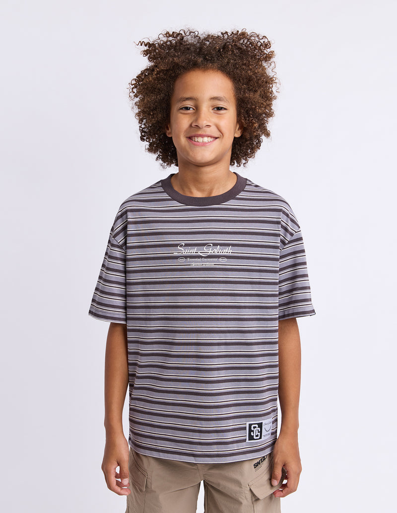 Load image into Gallery viewer, St Goliath Boys Stripe Ringer Tee

