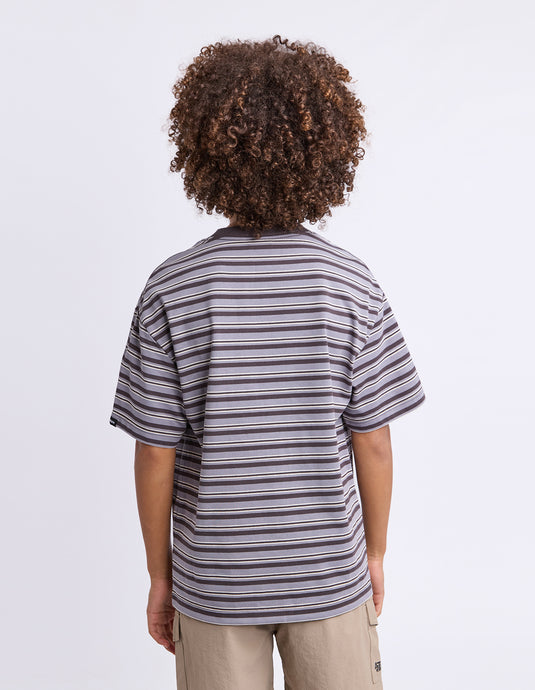 St Goliath Boys Stripe Ringer Tee