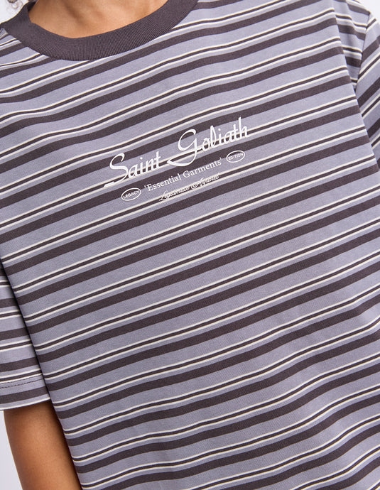 St Goliath Boys Stripe Ringer Tee