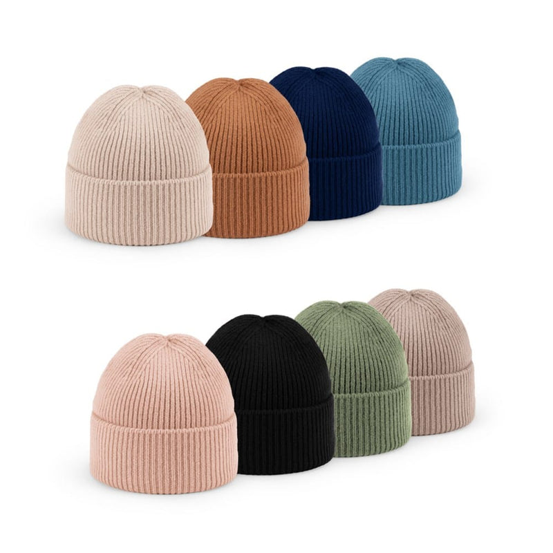 Load image into Gallery viewer, Avenel Sullivan 100% Australian Wool Rib Knit Beanie
