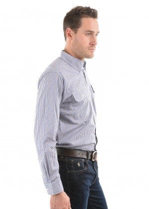 Thomas Cook Mens Wentworth Check 2-Pocket Long Sleeve Shirt