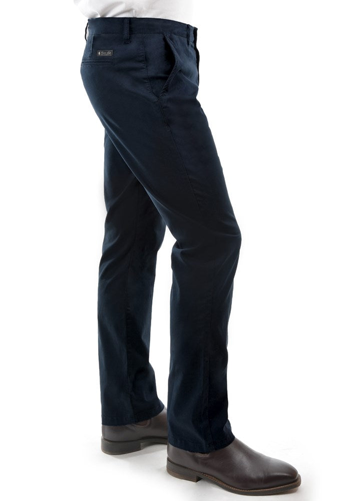 Load image into Gallery viewer, Thomas Cook Mens Tailored Fit Mossman Comfort Waist Trouser - Dark Navy
