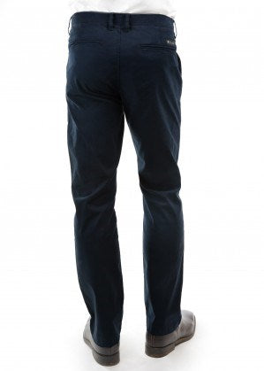 Thomas Cook Mens Tailored Fit Mossman Comfort Waist Trouser - Dark Navy