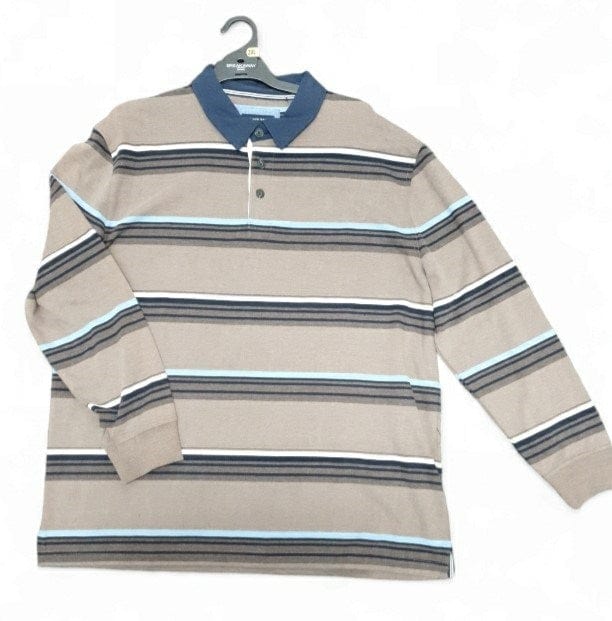 Back Bay Mens Polo Long Sleeve (3XL) Shirt