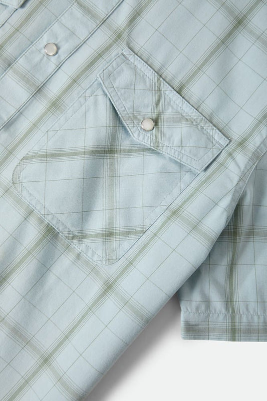Brixton Mens The Breezy Wayne Short Sleeve Shirt
