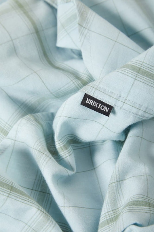 Brixton Mens The Breezy Wayne Short Sleeve Shirt
