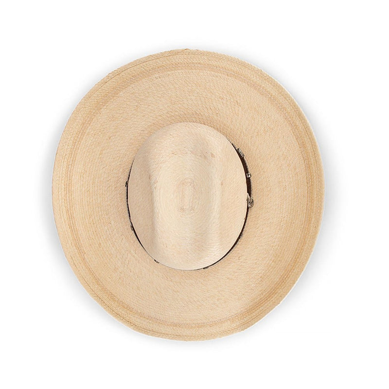 Load image into Gallery viewer, Avenel The Chuck Wagon Guatemalan Palm Leaf Western Hat - Natural
