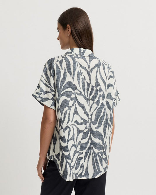 Yarra Trail Womens Tigre Short Sleeve Print Shirt