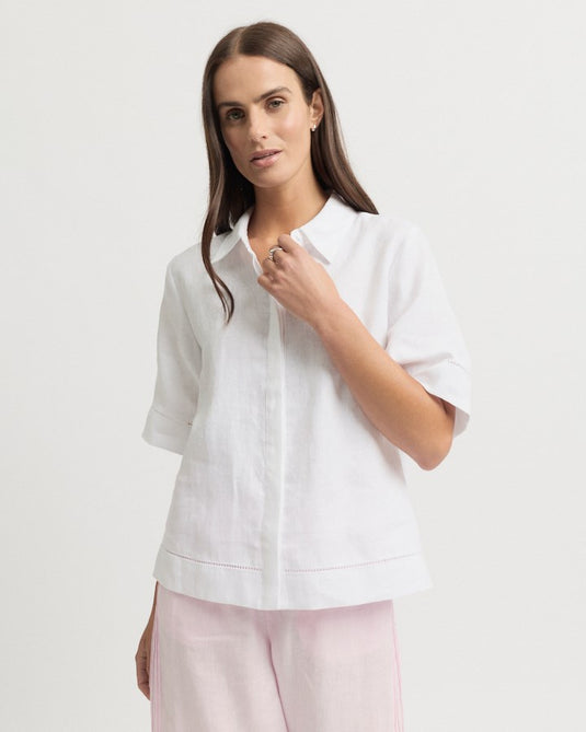 Yarra Trail Womens Tirari Lace Shirt