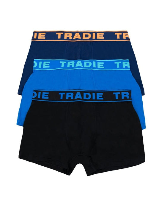 Tradies Mens 3 Pack Bamboo Fitted Trunk
