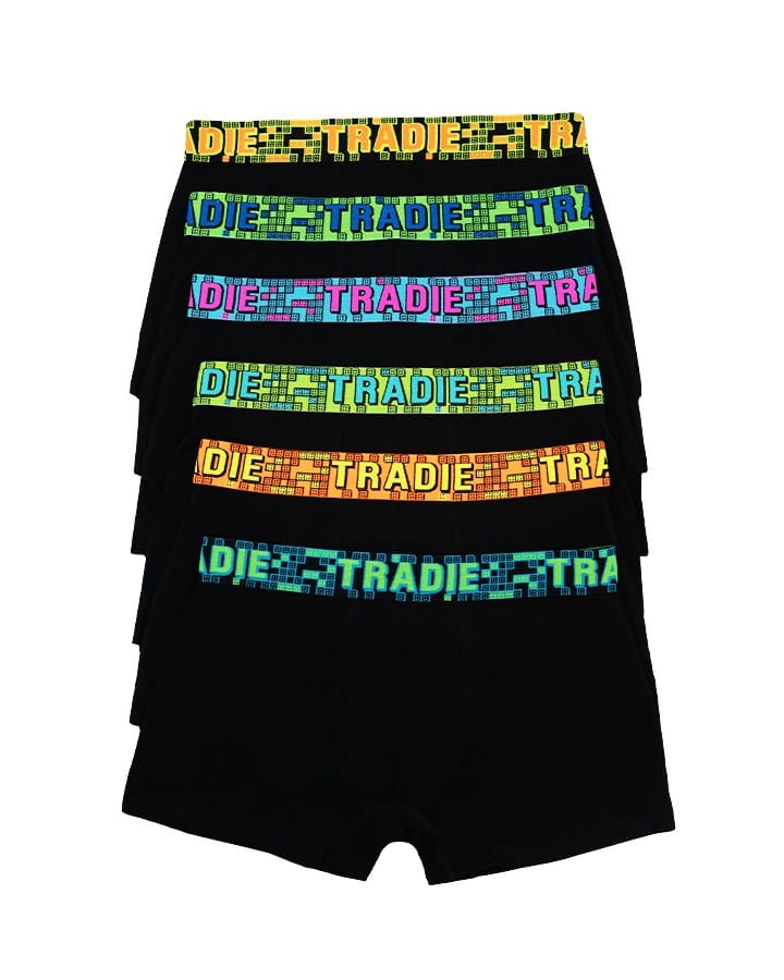 Load image into Gallery viewer, Tradies Mens 6 Pack Trunks - Nice Build
