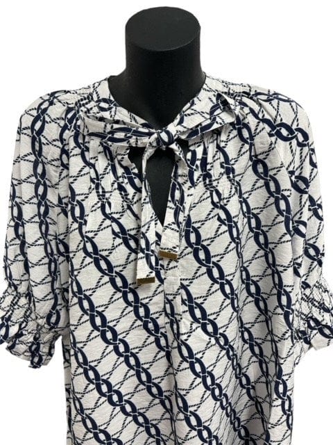 Load image into Gallery viewer, Pingpong Womens Chain Tunic Blouse
