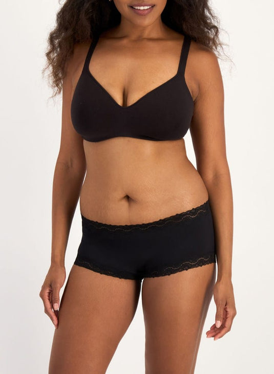 Berlei Womens Marais Cotton Full Brief - Black