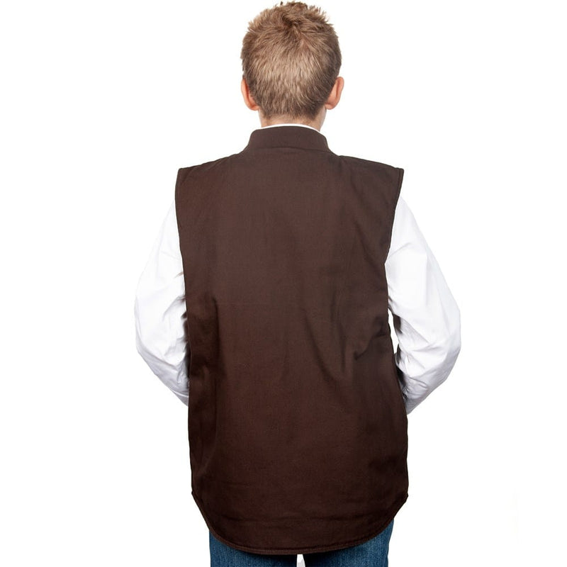 Load image into Gallery viewer, Just Country Kids Junior Diamantina Vest - Chocolate
