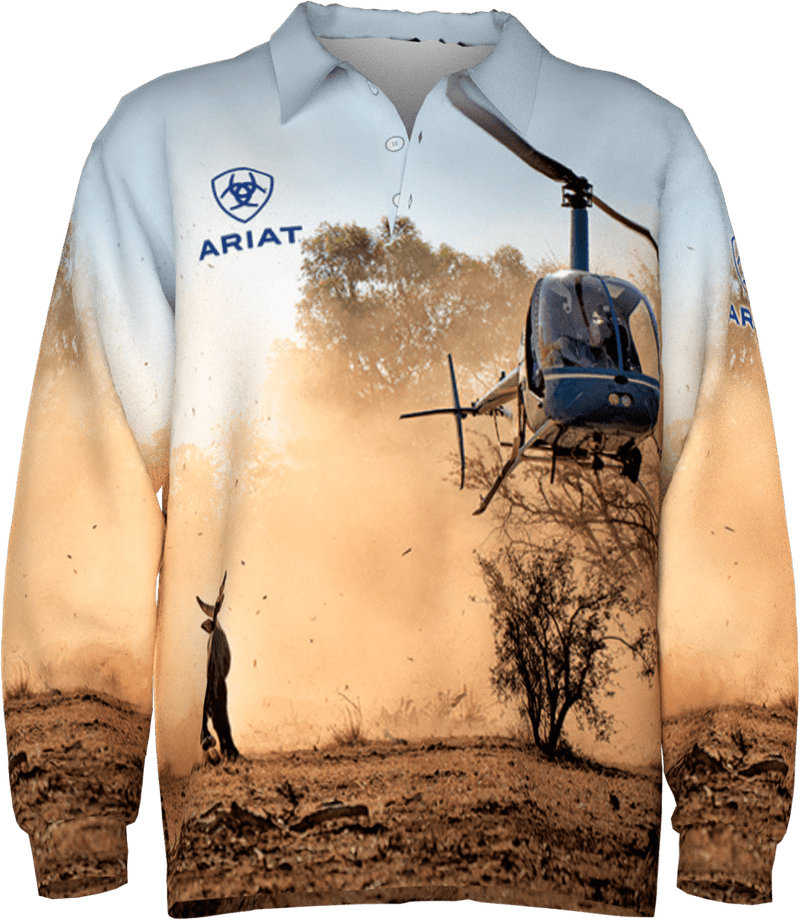 Load image into Gallery viewer, Ariat Uni Fishing Shirt - Helimuster
