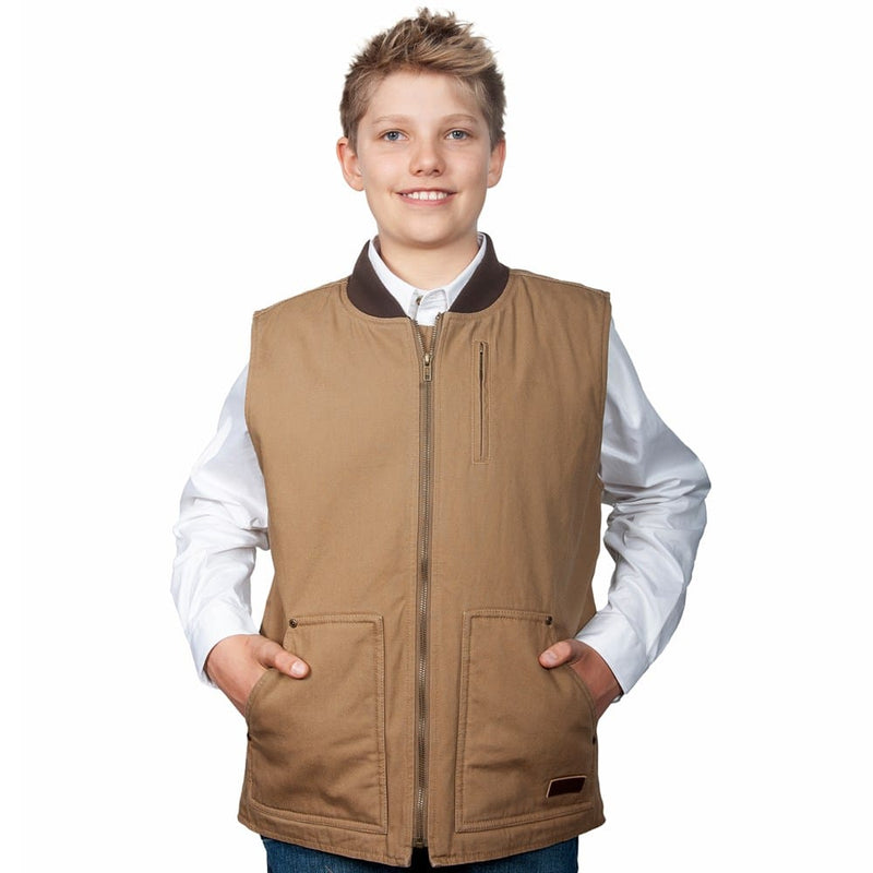 Load image into Gallery viewer, Just Country Kids Junior Diamantina Vest - Khaki
