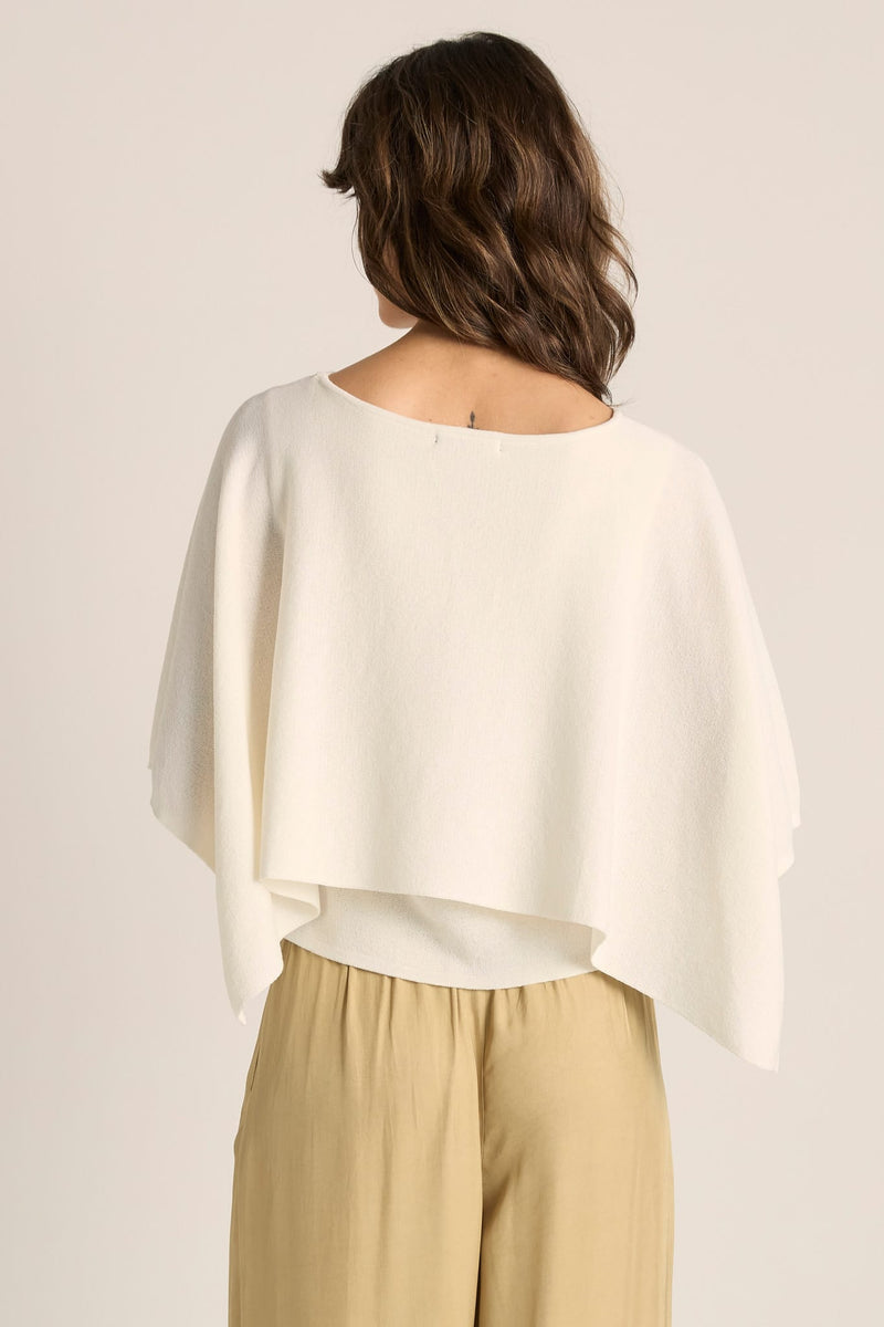 Load image into Gallery viewer, Fate &amp; Becker Womens Kora Cape Top - Cream
