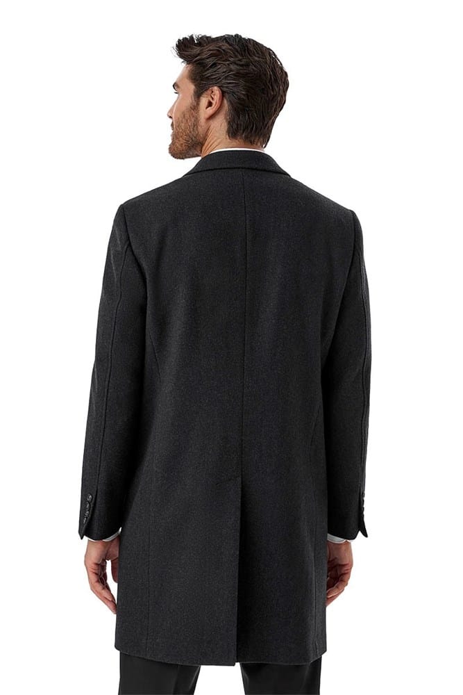 Load image into Gallery viewer, Cambridge Nottingham Modern Fit Coat In Charcoal
